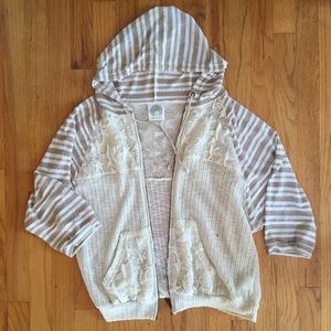 Cute Kawaii Lace Hoodie Cardigan